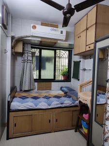 Bedroom Image of 550 Sq.ft 1 BHK Apartment / Flat for rent in Kopar Khairane Navi Mumbai for Rs. 28000