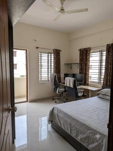 Bedroom Image of 1200 Sq.ft 2 BHK Builder Floor for rent in MS North City, Nagavara Bengaluru for Rs. 30000