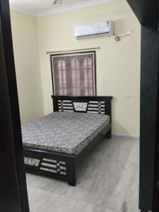 Bedroom Image of 550 Sq.ft 1 BHK Builder Floor for rent in Financial District Hyderabad for Rs. 26000