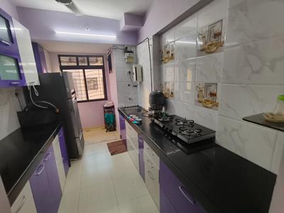 Kitchen Image of 550 Sq.ft 1 BHK Apartment / Flat for rent in Sheth Creators Harsha Rekha Apartment, Ghatkopar West Mumbai for Rs. 40000