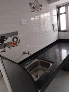 Kitchen Image of 580 Sq.ft 1 BHK Apartment / Flat for rent in Bhukum Pune for Rs. 9000