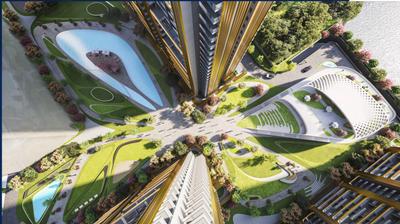 Floor Plan Image of 2200 Sq.ft 4 BHK Apartment / Flat for sale in M3M Crown, Sector 111 Gurgaon for Rs. 36000000