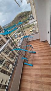 Balcony Image of 495 Sq.ft 1 BHK Apartment / Flat for rent in VTP Leonara Building G, Mahalunge Pune for Rs. 25999