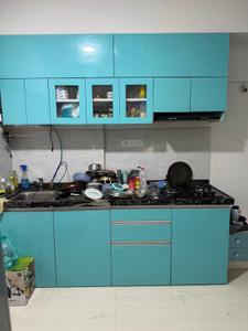 Kitchen Image of 411 Sq.ft 1 RK Apartment / Flat for rent in Gera World Of Joy, Upper Kharadi Pune for Rs. 25000