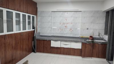 Kitchen Image of 1750 Sq.ft 3 BHK Apartment / Flat for sale in Vivaan Elementos, Zundal Ahmedabad for Rs. 7100000