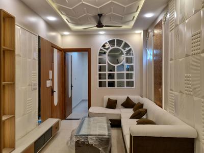 Living Room Image of 850 Sq.ft 3 BHK Apartment / Flat for sale in Saarthi Affordable Floors, Uttam Nagar New Delhi for Rs. 6251000