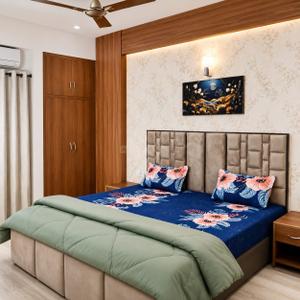 Bedroom Image of 825 Sq.ft 2 BHK Apartment / Flat for sale in Hare Krishana Orchid, Sunrakh Bangar Vrindavan for Rs. 8000000