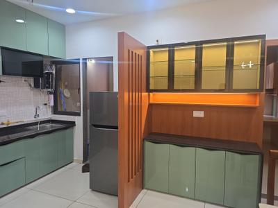 Kitchen Image of 2000 Sq.ft 3 BHK Apartment / Flat for rent in Anikedhya Atlantis, Chandkheda Ahmedabad for Rs. 38000