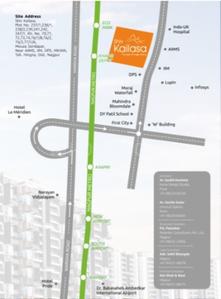 Image of 1400 Sq.ft 2 BHK Apartment / Flat for sale in Om Shiv Kailasa Phase II, Mihan, Nagpur for Rs. 6500000
