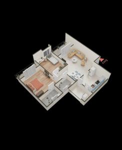 Image of 1011 Sq.ft 2 BHK Apartment / Flat for sale in Nivasa Ananya Phase I, Lohegaon, Pune for Rs. 7400000