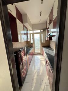 Kitchen Image of 997 Sq.ft 2 BHK Apartment / Flat for rent in Ruchira Sapphire Smart Homes, Mahurali Ghaziabad for Rs. 18000