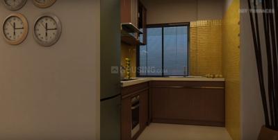 Kitchen Image of 1419 Sq.ft 3 BHK Apartment / Flat for sale in Eden Sky Terrace, Nayabad Kolkata for Rs. 12000000