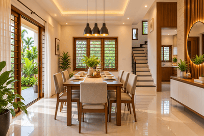 Living Room Image of 2000 Sq.ft 3 BHK Independent House for sale in Kuttanellur Thrissur for Rs. 11800000