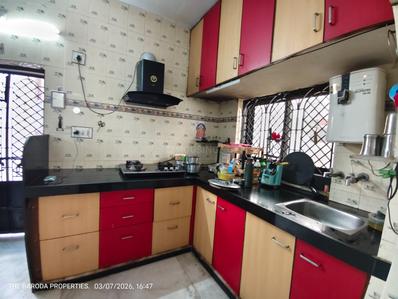 Kitchen Image of 1500 Sq.ft 3 BHK Independent House for sale in Bajva Vadodara for Rs. 12500000