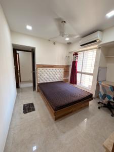 Bedroom Image of 1300 Sq.ft 3 BHK Apartment / Flat for rent in Lodha Amara, Kolshet Thane for Rs. 58000