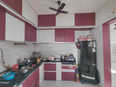 Kitchen Image of 920 Sq.ft 3 BHK Apartment / Flat for sale in Kunal Iconia, Mamurdi Pune for Rs. 8500000