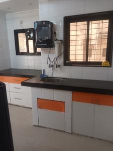 Kitchen Image of 1600 Sq.ft 3 BHK Apartment / Flat for rent in Shewalkar Towers, Gandhi Nagar Nagpur for Rs. 25000