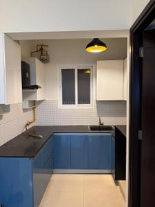 Kitchen Image of 1200 Sq.ft 1 BHK Apartment / Flat for rent in Godrej United, Hoodi Bengaluru for Rs. 46500