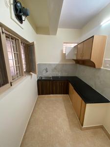 Kitchen Image of 710 Sq.ft 1 BHK Builder Floor for rent in Murugeshpalya Bengaluru for Rs. 23000