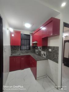 Kitchen Image of 900 Sq.ft 3 BHK Builder Floor for rent in Matiala New Delhi for Rs. 20500
