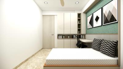 Bedroom Image of 2550 Sq.ft 3 BHK Apartment / Flat for rent in Vinayak Courtyard , PDPU Road Gandhinagar for Rs. 49000