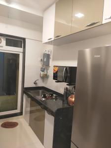 Kitchen Image of 729 Sq.ft 2 BHK Apartment / Flat for rent in ACME Ozone Phase 2, Thane West Thane for Rs. 37000