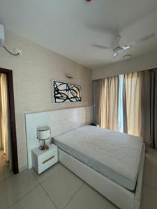 Bedroom Image of 600 Sq.ft 1 BHK Apartment / Flat for rent in L And T Raintree Boulevard, Sahakara Nagar Bengaluru for Rs. 45000
