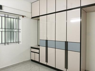 Bedroom Image of 1550 Sq.ft 3 BHK Apartment / Flat for rent in Yoga Sai Srikaram, Kaggadasapura Bengaluru for Rs. 60006
