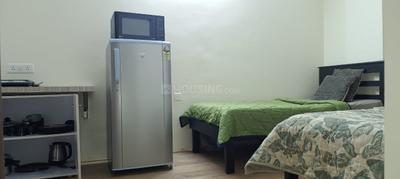 Bedroom Image of 400 Sq.ft 1 RK Apartment / Flat for rent in Domlur Layout Bengaluru for Rs. 23000