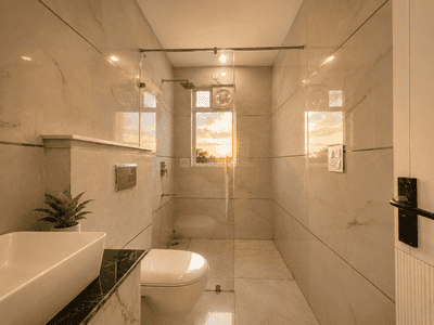Bathroom Image of 2200 Sq.ft 3 BHK Apartment / Flat for sale in GMS Road Dehradun for Rs. 12500000