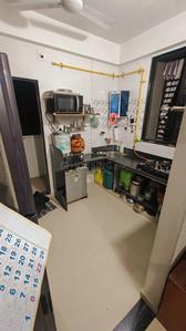 Kitchen Image of 150 Sq.ft 1 BHK Apartment / Flat for sale in Span Pushp Heights Block A C And D, Ramol Ahmedabad for Rs. 2300000