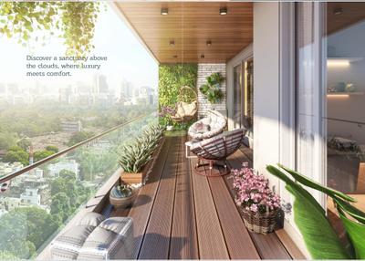 Balcony Image of 2040 Sq.ft 3 BHK Apartment / Flat for sale in Laxminagar Nagpur for Rs. 17600000