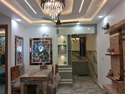 Living Room Image of 650 Sq.ft 2 BHK Builder Floor for rent in Dwarka Mor New Delhi for Rs. 25000