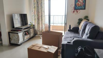 Living Room Image of 559 Sq.ft 1 BHK Apartment / Flat for rent in Shapoorji Pallonji Joyville Hadapsar Annexe, Shewalewadi Pune for Rs. 22500