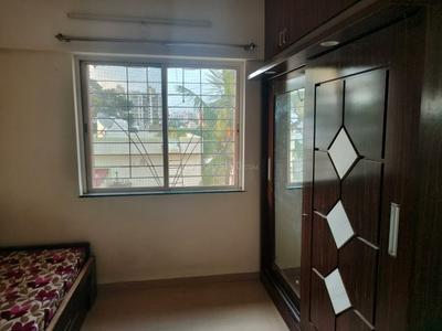 Bedroom Image of 620 Sq.ft 1 BHK Apartment / Flat for rent in Goel Ganga Niwas, Dhanori Pune for Rs. 15500