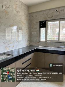 Kitchen Image of 950 Sq.ft 2.5 BHK Apartment / Flat for rent in Pancham Elite Apartment, Tingre Nagar Pune for Rs. 36000