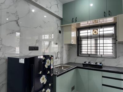 Kitchen Image of 850 Sq.ft 1 BHK Apartment / Flat for rent in Pranava Pranavas BSR Gitaaar, Kadubeesanahalli Bengaluru for Rs. 28000