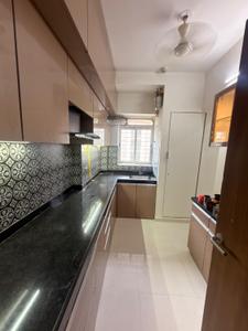 Kitchen Image of 900 Sq.ft 2 BHK Apartment / Flat for rent in Lodha Amara, Kolshet Thane for Rs. 39000
