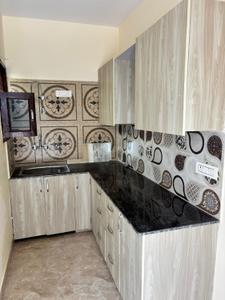 Kitchen Image of 700 Sq.ft 1.5 BHK Independent House for rent in Indirapuram Ghaziabad for Rs. 19000