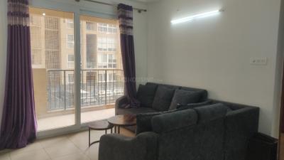 Living Room Image of 1100 Sq.ft 2.5 BHK Apartment / Flat for rent in Bhartiya Nikoo Homes, Navarathna Agrahara Bengaluru for Rs. 50000