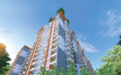 Image of 1325 Sq.ft 2 BHK Apartment / Flat for sale in Narsingi, Hyderabad for Rs. 13200000