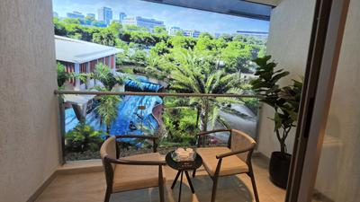 Balcony Image of 1100 Sq.ft 3 BHK Apartment / Flat for sale in Thane West Thane for Rs. 12500000