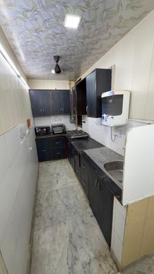 Kitchen Image of 900 Sq.ft 2 BHK Independent House for rent in Patel Nagar New Delhi for Rs. 45000