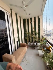 Balcony Image of 1500 Sq.ft 3 BHK Apartment / Flat for rent in DD Altura, Gazipur Zirakpur for Rs. 50000