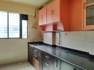 Kitchen Image of 600 Sq.ft 1 BHK Apartment / Flat for sale in Kasarvadavali Thane for Rs. 6300000