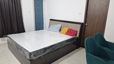 Bedroom Image of 1400 Sq.ft 3 BHK Apartment / Flat for rent in Majestique Towers East, Upper Kharadi Pune for Rs. 55000