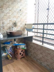 Living Room Image of 980 Sq.ft 2 BHK Apartment / Flat for rent in Riya Manbhari Ananya, Harinavi Kolkata for Rs. 20000