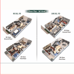 Image of 1690 Sq.ft 3 BHK Villa for sale in Arsh Green Villa 2, Noida Extension, Greater Noida for Rs. 7119000