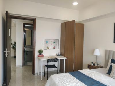 Bedroom Image of 1340 Sq.ft 3 BHK Apartment / Flat for sale in Srishti Synchronicity, Powai Mumbai for Rs. 32000000