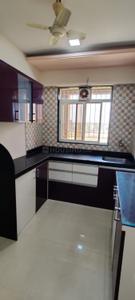 Kitchen Image of 650 Sq.ft 1 BHK Apartment / Flat for sale in Rajhans Kshitij Iris Wing E F G, Vasai West Vasai for Rs. 5300000